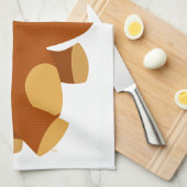 Cute Assertive Cartoon Beer Kitchen Towel Theedoek (Quarter Fold)