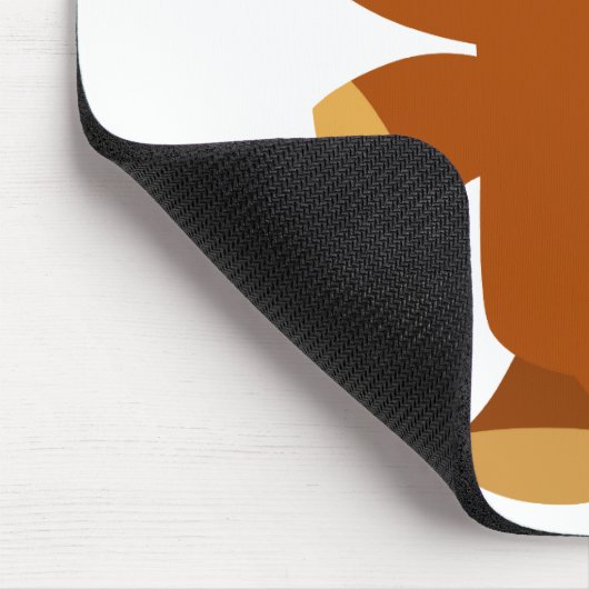 Cute Assertive Cartoon Beer Mousepad Muismat (Hoek)