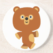 Cute Assertive Cartoon Beer Onderzetter (Voorkant)