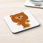 Cute Assertive Cartoon Beer Onderzetters set (Linkerzijde)