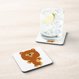 Cute Assertive Cartoon Beer Onderzetters set