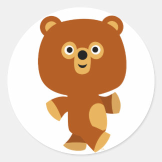 Cute Assertive Cartoon Beer Sticker
