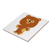 Cute Assertive Cartoon Beer Tile Tegeltje (Zijkant)