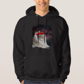 Cute Astro Space Cat In Universe Hoodie (Voorkant)
