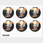 Cute Astronaut and Planets Sticker (Vel)