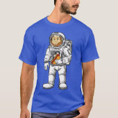 Cute Astronaut Astronomy Bigfoot Hotdog Lovers T-shirt (Voorkant)