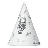 Cute Astronaut Buitengheids Thema Kinderen van 12 Feesthoedjes (Links)