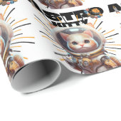 Cute Astronaut Cat | Astro-Kat | Space Kitten Cadeaupapier (Rol Hoek)