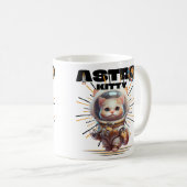 Cute Astronaut Cat | Astro-Kat | Space Kitten Koffiemok (Voorkant rechts)