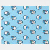 Cute Astronaut Cat Custom Photo Fleece Blanket (Voorkant (Horizontaal))