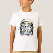 Cute Astronaut Cat T-shirt (Voorkant)