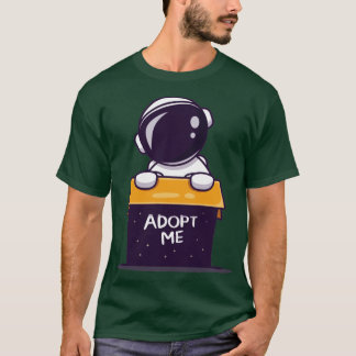 Cute Astronaut in Box T-shirt