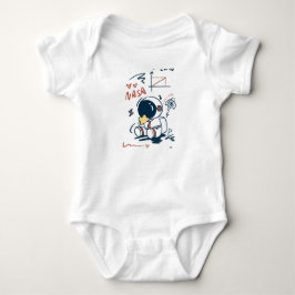 Cute Astronaut Ruimte Cartoon Baby Bodyoverall Romper