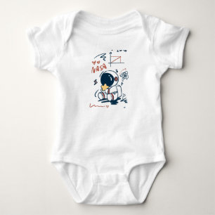 Cute Astronaut Ruimte Cartoon Baby Bodyoverall Romper