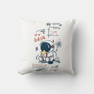 Cute Astronaut Ruimte Cartoon Kussensloop Kussen