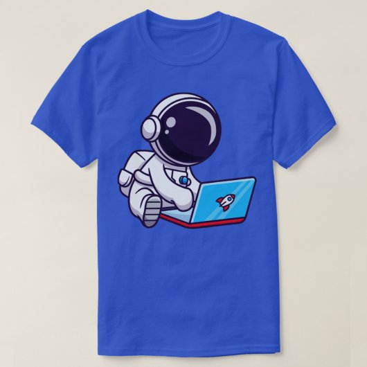 Cute Astronaut-speellaptop T-shirt (Design voorkant)