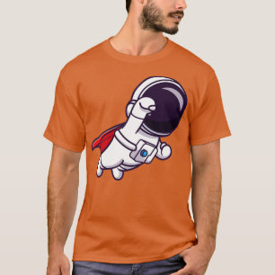 Cute Astronaut Super Cartoon T-shirt