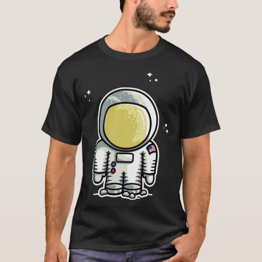 Cute Astronaut T-shirt (Voorkant)