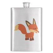 Cute Astute Cartoon Fox Classic Flask Heupfles (Voorkant)