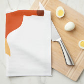 Cute Astute Cartoon Fox Kitchen Towel Theedoek (Quarter Fold)
