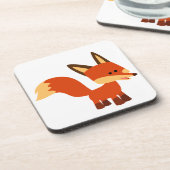 Cute Astute Cartoon Fox Onderzetters Set (Linkerzijde)