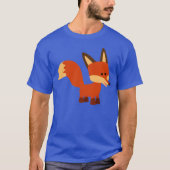 Cute Astute Cartoon Fox T-Shirt (Voorkant)