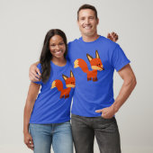Cute Astute Cartoon Fox T-Shirt (Unisex)