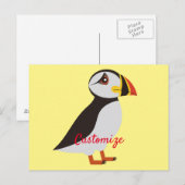 Cute Atlantic puffin design Thunder_Cove Briefkaart (Voorkant / Achterkant)