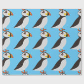 Cute Atlantic puffin design Thunder_Cove Cadeaupapier (Vlak)