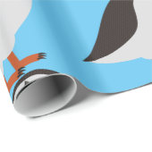 Cute Atlantic puffin design Thunder_Cove Cadeaupapier (Rol Hoek)