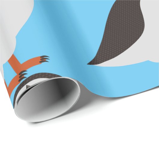 Cute Atlantic puffin design Thunder_Cove Cadeaupapier (Rol Hoek)