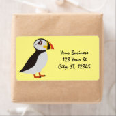 Cute Atlantic puffin design Thunder_Cove Etiket (Insitu)