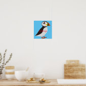 Cute Atlantic puffin design Thunder_Cove Poster (Keuken)