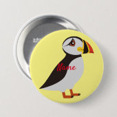 Cute Atlantic puffin design Thunder_Cove Ronde Button 7,6 Cm (Voorkant /achterkant)