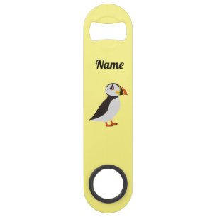 Cute Atlantic puffin design Thunder_Cove Speed Flessenopener