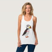 Cute Atlantic puffin design Thunder_Cove Tanktop (Volledige Voorkant)