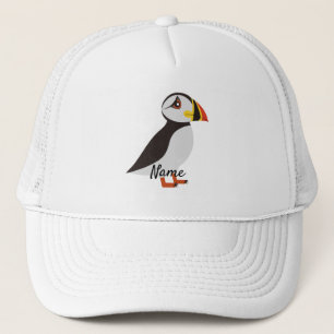 Cute Atlantic puffin design Thunder_Cove Trucker Pet