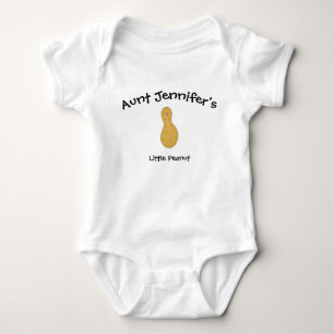 Cute Aunt Baby Newborn Little Peanut Niece Nephew Romper
