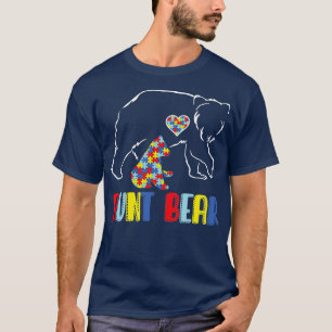 Cute Aunt Beer Autisme Awareness T-shirt