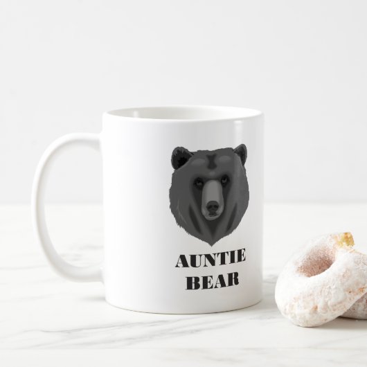 Cute Auntie Beer Coffee Mok (Met donut)