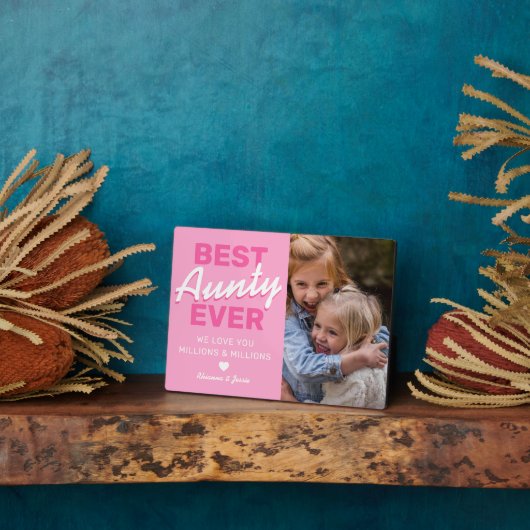 Cute Aunty Photo Fotoplaat (Zijkant)