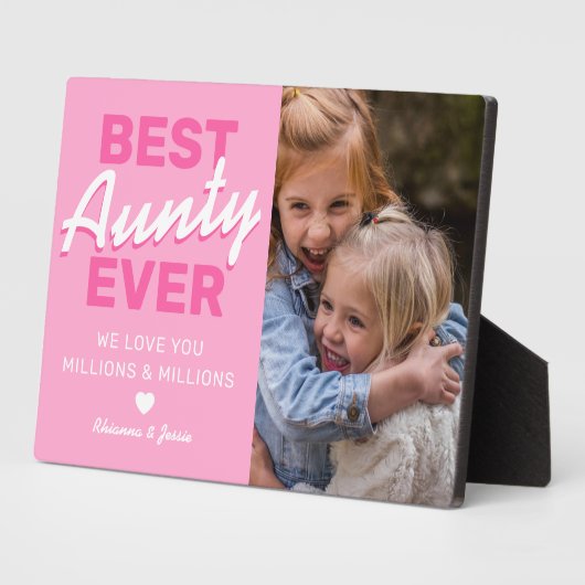 Cute Aunty Photo Fotoplaat (Zijkant)