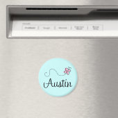 Cute Austin Texas T-shirt Magneet (Insitu (Vaatwasser))