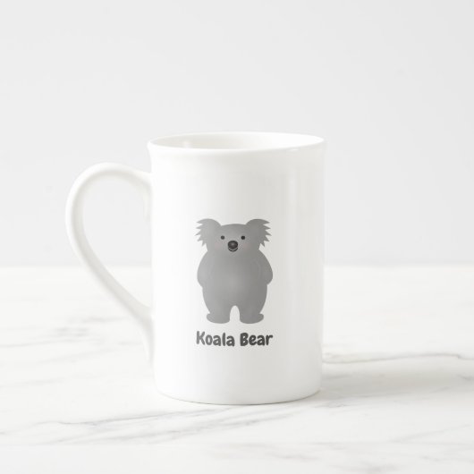 Cute Australia Baby Koala Beer Add Jouw naam Porselein Kop (Links)
