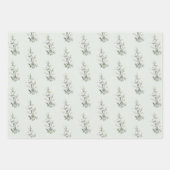 Cute Australian Animals Greenery Birthday Baby Boy Inpakpapier Vel (Voorkant 2)