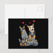 Cute Australian Cattle Dog Heeler Briefkaart (Voorkant / Achterkant)