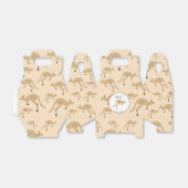 Cute Australian Kangaroo Pattern Kinderen Birthday Bedankdoosjes (Uitgevouwen)