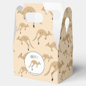 Cute Australian Kangaroo Pattern Kinderen Birthday Bedankdoosjes (Geopend)