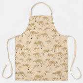 Cute Australian Kangaroo Pattern Schort (Voorkant)