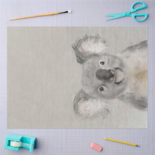 Cute Australian Koala Decoupage Tissue Paper Tissuepapier (Craft)